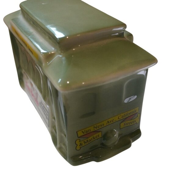 Vintage Jim Beam 1968 Whiskey Bottle Powell & Mason Trolley Cable Car San Franci - Picture 9 of 13